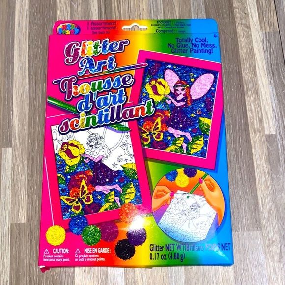 Lisa Frank Art Lisa Frank Glitter Art Kit Garden Fairy Lisa Frank